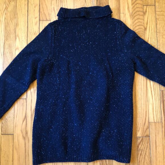 Talbots Navy Blue Crew Neck Sweater - Picture 9 of 10